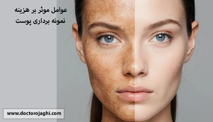عوامل موثر بر هزینه نمونه برداری پوست