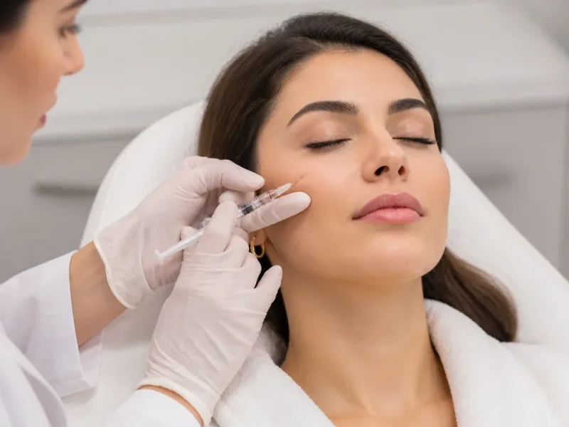 تزریق فیلر (ژل) برای حجم دهی و فرم دهی صورت
