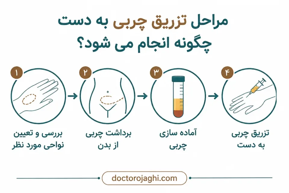نمای توضیحی درباره آمادهسازی چربی